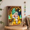 Disney Dopey Seven Dwarfs Oil Paint by Numbers Art Kit Handmade Painting Home Decor Gift
