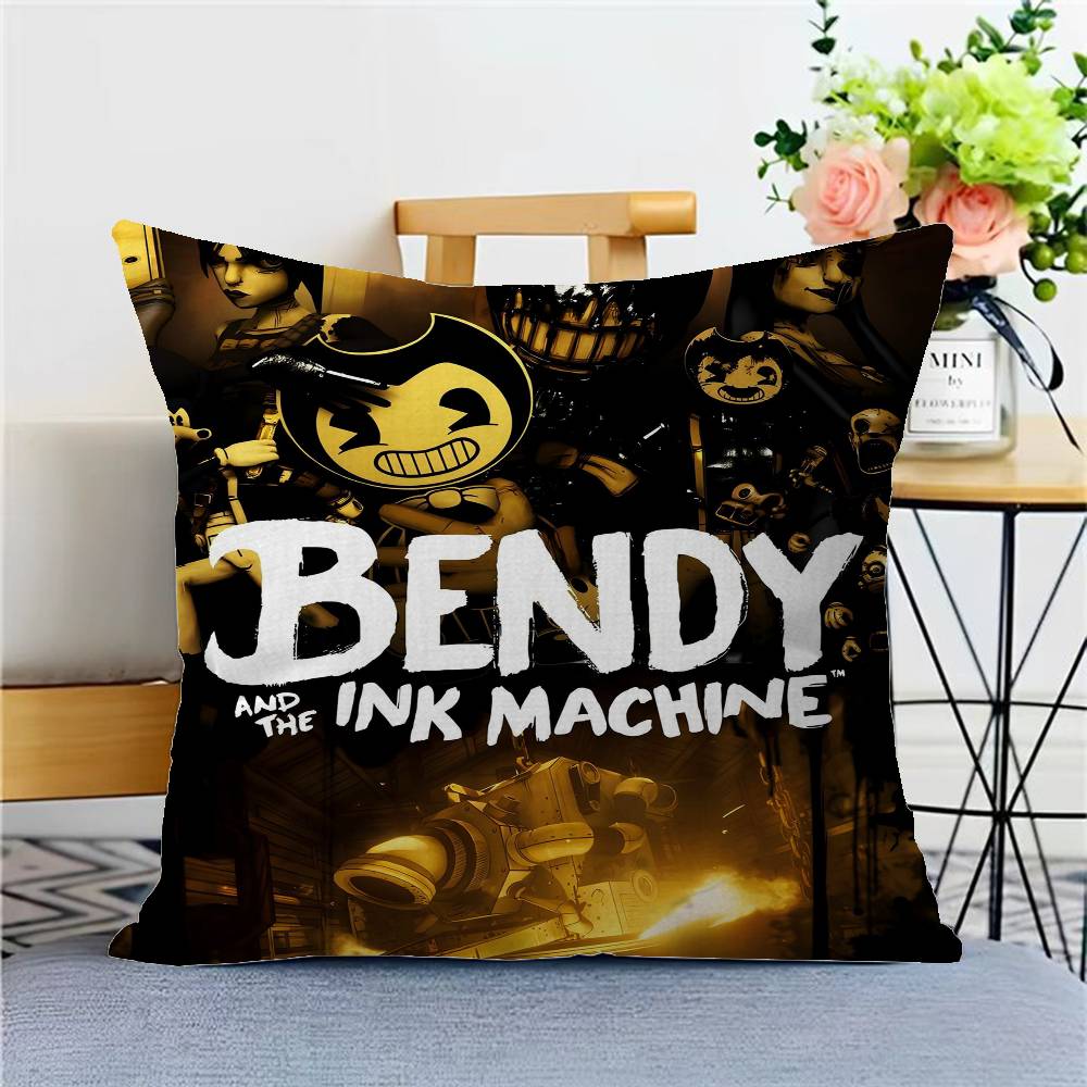 

B-Бенди и I-Чернильная M-Машина Наволочка Подушка Чехол Наволочка Гостиная Диван Домашний Декор На Заказ 12x12Inch