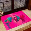 Trolls World Tour Celebration Customize Your Name Carpet Perfect for Study Room Outdoor Dining Room Playrooms Anti-slip Rug Office Home Decor
