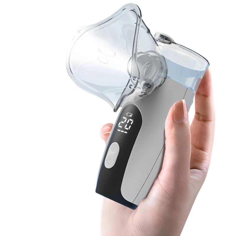 Medical Silent Mesh Nebulizer Portable USB Nebulizer Wihe LED Display Medical Silent Ultrasonic Inhaler Timing Steam Device Adult Child