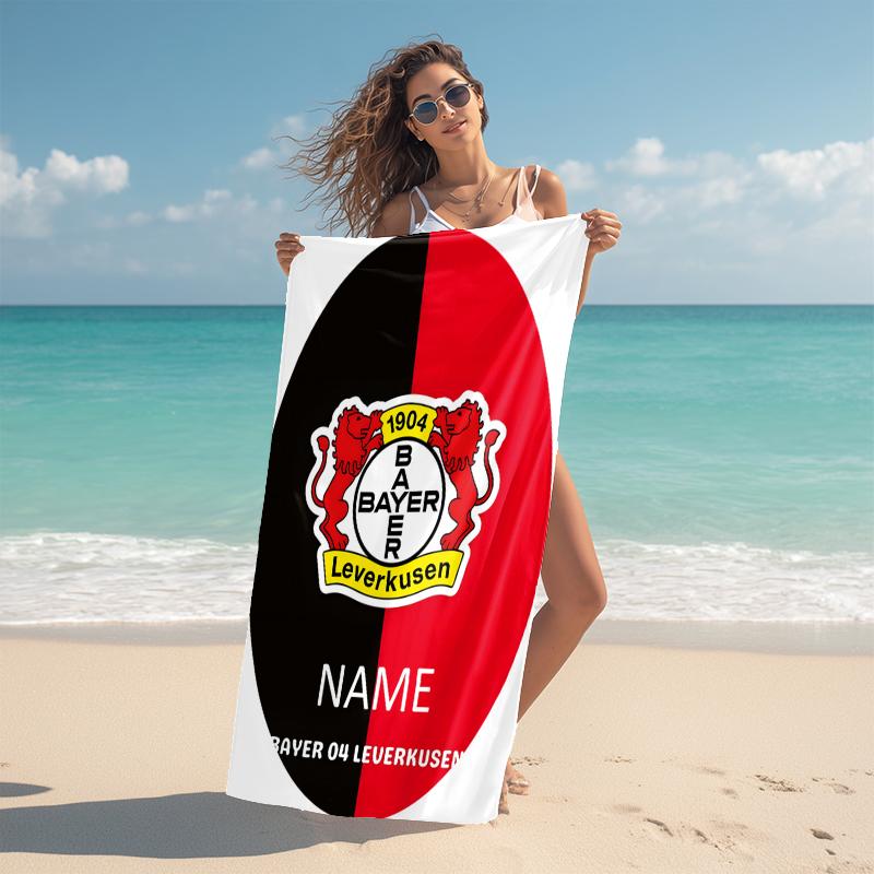 Personalized Flamengo Team Crest Beach Towel Microfiber Beach Towel Thin Absorbent for Beach Swimming Yoga Bath Sports. 0910116