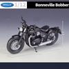 WELLY 1/12 Triumph Bonneville Bobber Alloy Racing Motorcycle Model Diecast Metal Street Motorcycle Model Simulation Kid Toy Gift