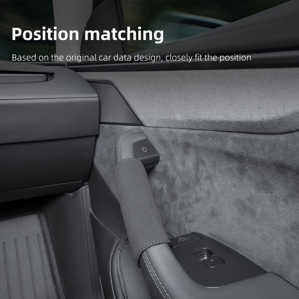 For Tesla Model Y Juniper/Model 3 Highland Interior Door Handle Protective Cover, Car Handle Protective Cover Accessories