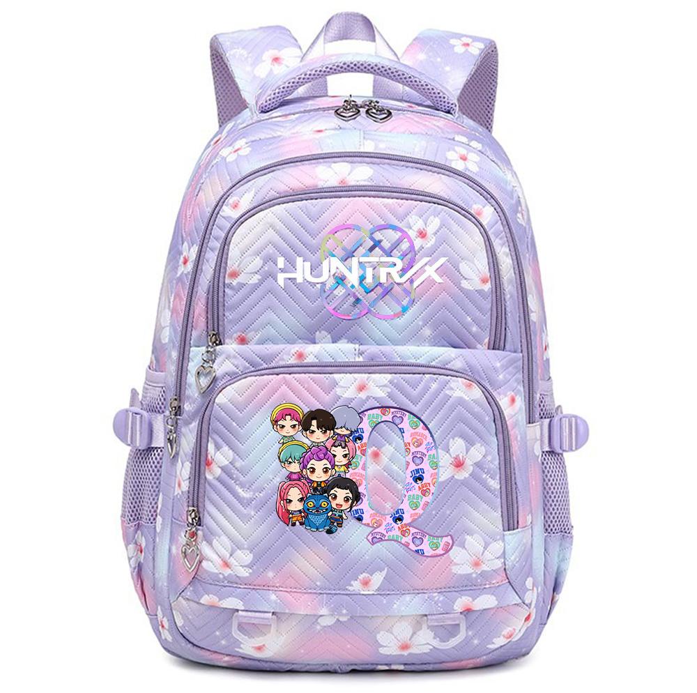 

26 English Letter K-Pop Printed Backpack Student Teenager Bookbag for Boy Girl Schoolbag Kid Gift Women Large Capacity Travel Bag Mochila