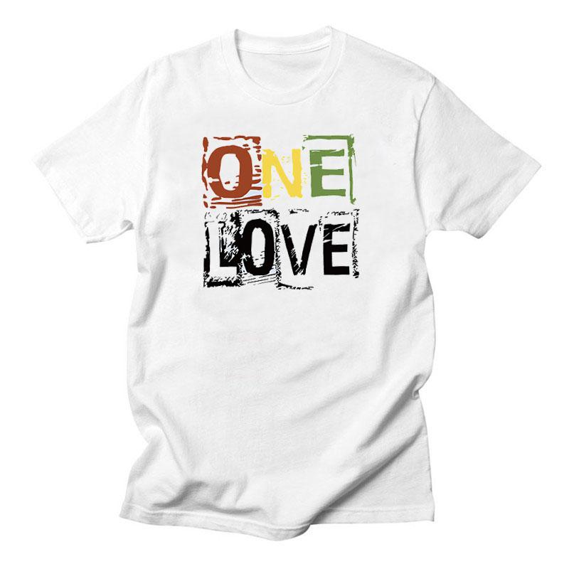 

One Love TShirt Daily Versatile ONeck Fashion Oversized Tops Lovely Harajuku Streetwear Vintage 100 Cotton Casual Unisex Tees S