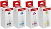 Genuine Canon Ink Bottle Set Compatible GI-36 (4 Colors) (GI-36BK/C/M/Y) with GX7030/GX6030/GX5030/GX4030