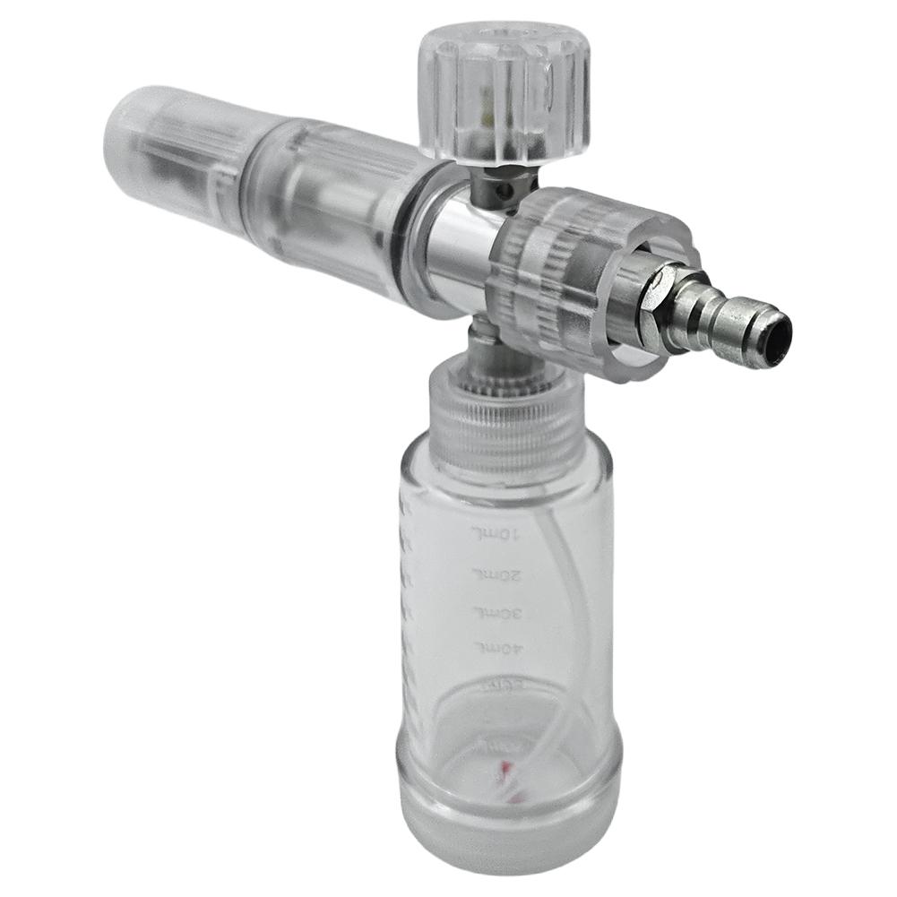 100ml Soap Foam Spray Bottle with 1/4 Inch Quick Connector 4500PSI Pressure Washer Gun Foam Spray Pot Car Wash Accessories