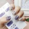 Flower Gradient Nail Sticker Full Wraps Nail Art Stickers Self-Adhesive Nail Art Decal Strips for DIY Nail Art Decor
