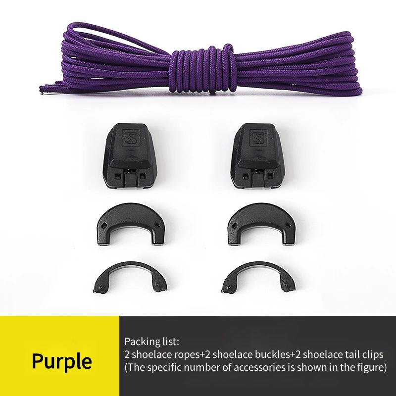 NEW Round Tennis Shoe Laces Without Ties Fashion No Tie Shoelaces Adult Kids Outdoor Running Sneakers Laces Shoes Accesories