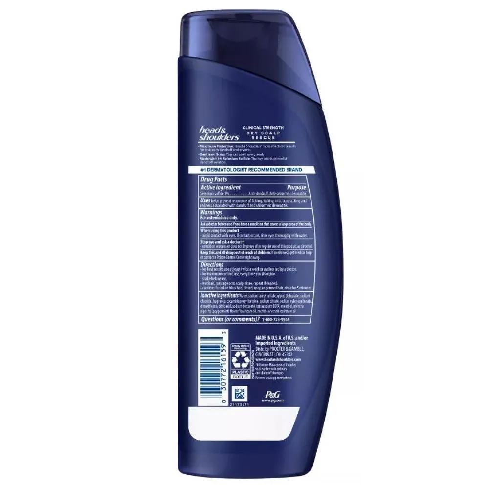 Head & Shoulders Clinical Strength Dandruff & Dry Scalp Shampoo 400ml