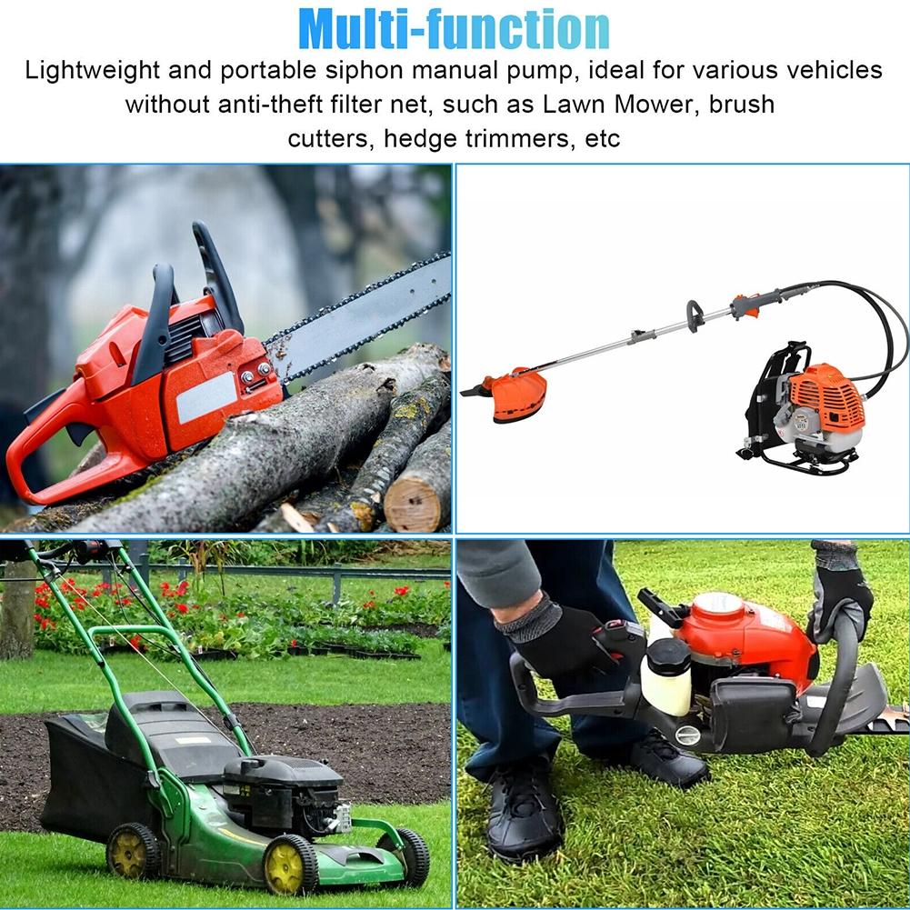 Easy To Use Hand Pump PVC Clear Hoses Suction Cup Brand New