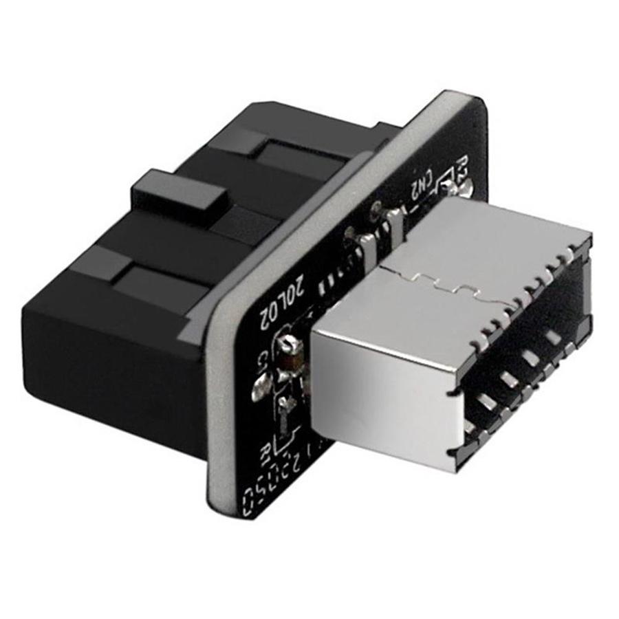 USB TYPE-E 90 Degree Adapter Chassis Front TYPE C Plugin Port For PC Motherboard