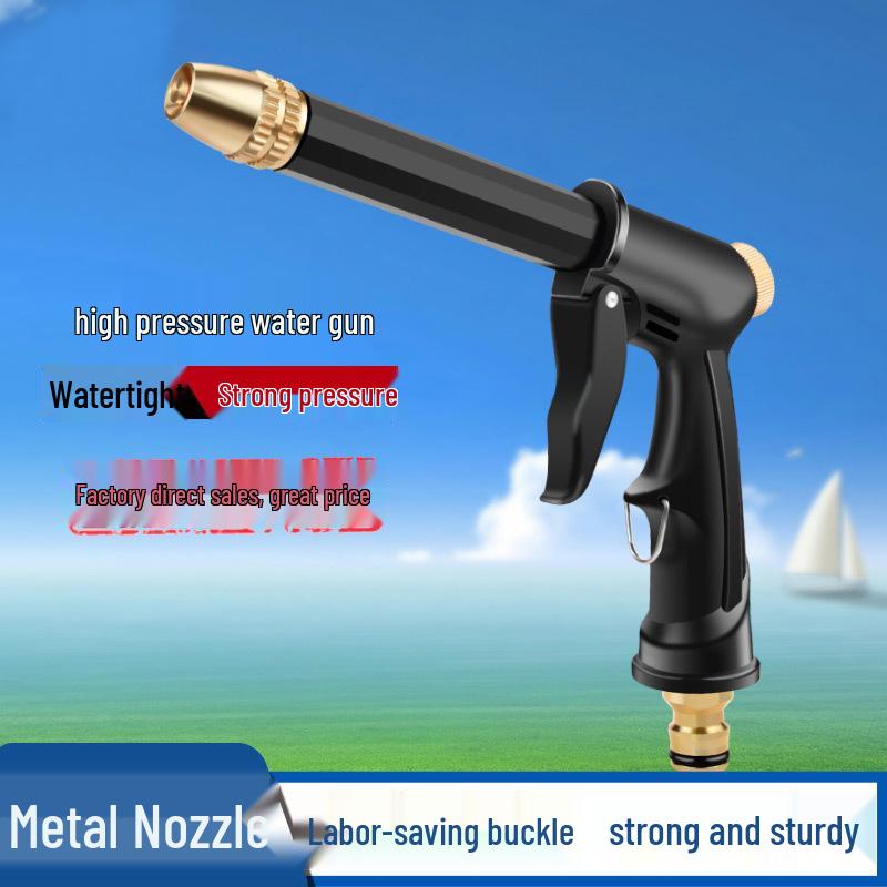 High-Pressure Garden Hose & Spray Nozzle Set for Car Wash