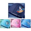 Comfortable Waterproof PU Swim Cap for Kids with Cartoon Print & Hair Protection