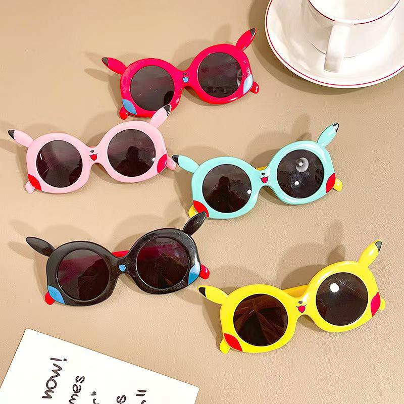 Pikachu Cute Cartoon Unisex Baby Sunglasses – Fun and Fashionable Kids' Glasses