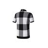 FILA Plaid Short Sleeve Golf Knit Polo Shirt Men tops Deep-Black A11M245408F-BK