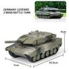 1/32 Scale SWAT 99B / M1A2 / Leopard 2 Diecast Tank Model Toy, Pull Back Toy Vehicle with Sound and Light for Kids Toddler Boys Girls Gift Collection
