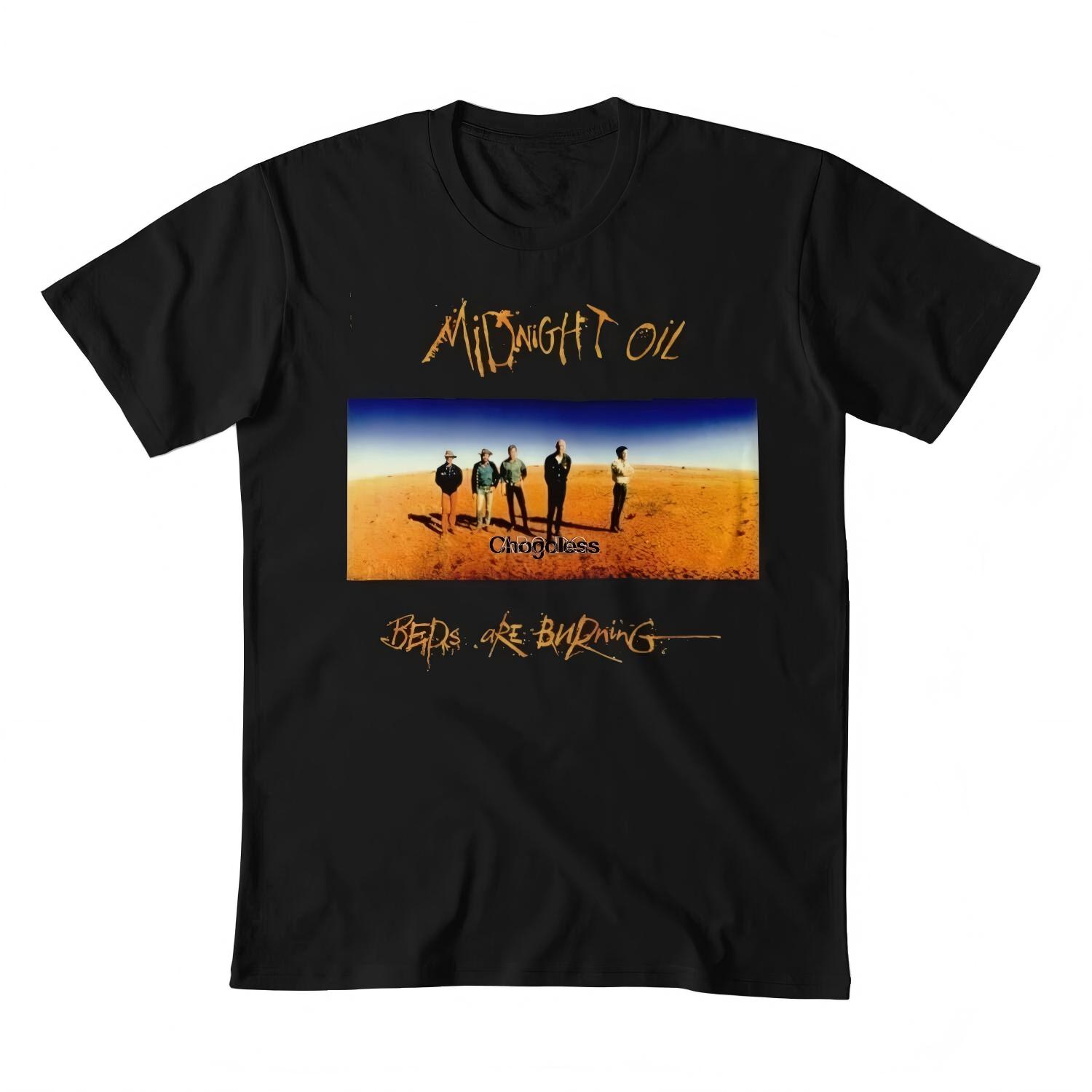 Midnight Oil Beds Are Burning Album T-Shirt M