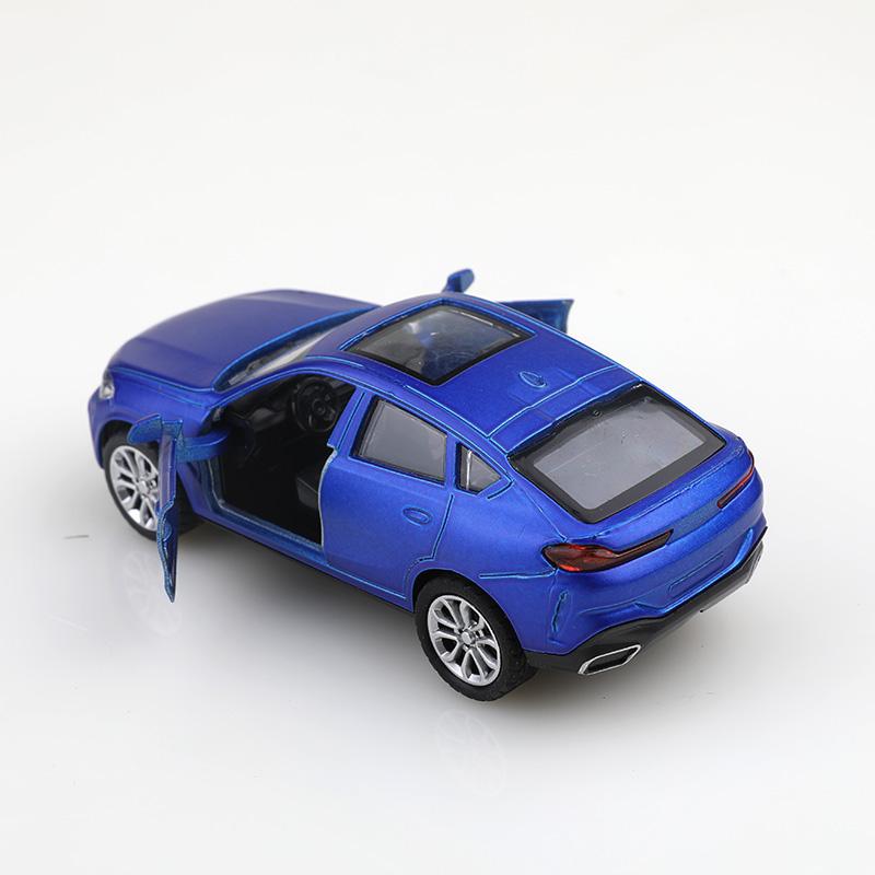 (Bagged) 1/43 scale replica X7 SUV children's toy car, die-cast metal, boy's toy, pocket pullback toy car