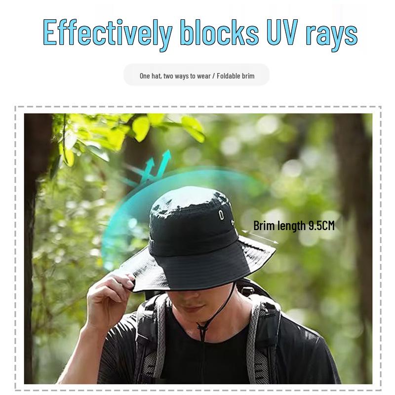 Western Cowboy Breathable Sun Protection Hat for Outdoor Activities
