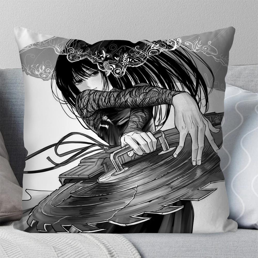 Osaragi Anime S-Sakamoto Days Pillow Case Square Pillow Bedroom Sofa Leisure Comfortcushioncar Living Room Home Decoration 40X40