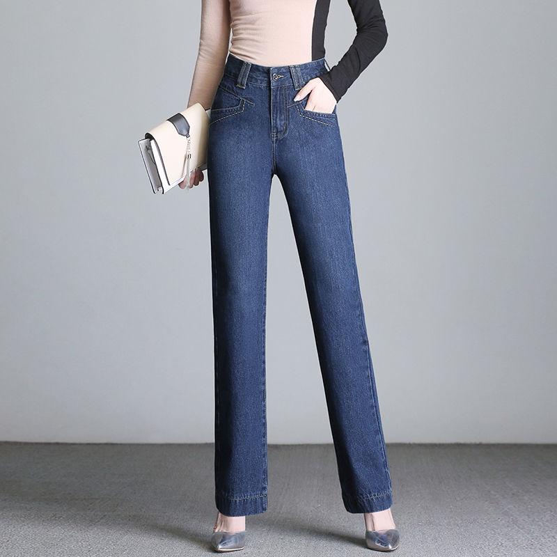Children's Loose-Fit Wide-Leg Jeans, Long and Slim Design, Large Size, Korean Style for Spring and Autumn 2025
