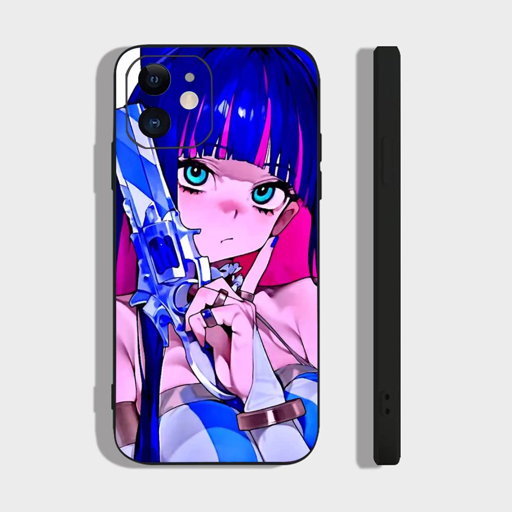 

Stocking Anime P-Panty & Stocking With Garterbelt Phone Case For IPhone 17 Air 16 15 14 13 Pro Max 11 12 Black Silicone Cover IPHONE 13PRO