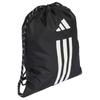 adidas Logo Drawstring Closure Polyester Backpack Unisex Backpack Black JE3217