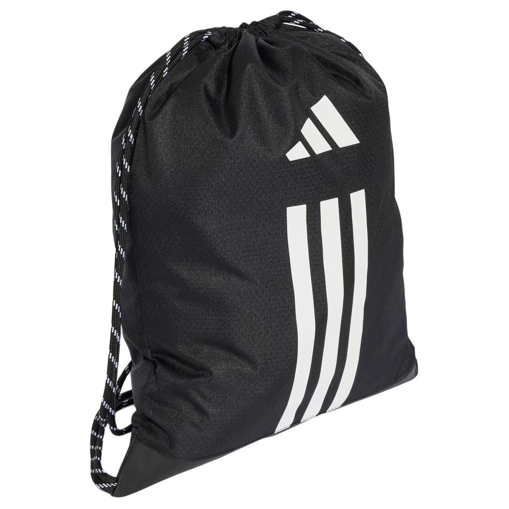 adidas Logo Drawstring Closure Polyester Backpack Unisex Backpack Black JE3217