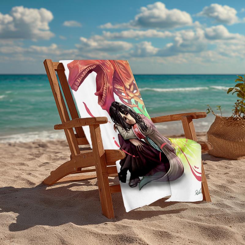 Pieck Fashion Beach Towel: Ideal for Summer Adventures Soft, absorbent and quick drying suitable for swimming and bathing