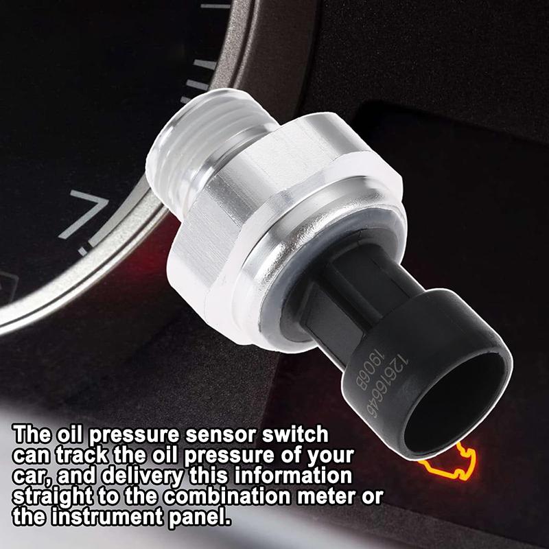 Engine Oil Pressure Sensor 12616646 Compatible With Chevy Silverado Trailblazer Suburban Tahoe Gmc Yukon Impala Pontiac Buick