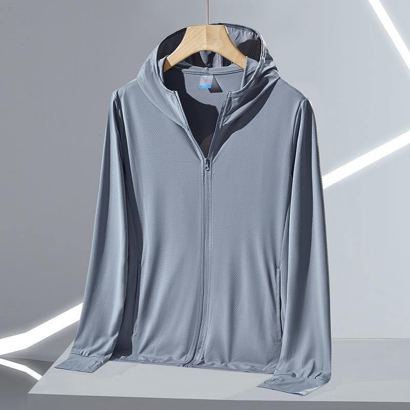 Ice Silk Men's Sun Protection Jacket 2026 - New Style, Anti-UV, Breathable, Thin for Summer & Outdoor Fishing