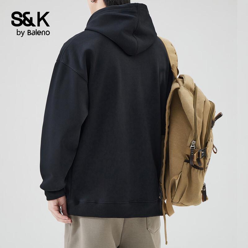 Baleno S&K Men's American Style Hooded Sweatshirt