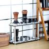 Clear Acrylic Coffee Tamper Distributor Shelf Single Double Layer Storage for 51 53 58mm with Round Base Durable Organizer