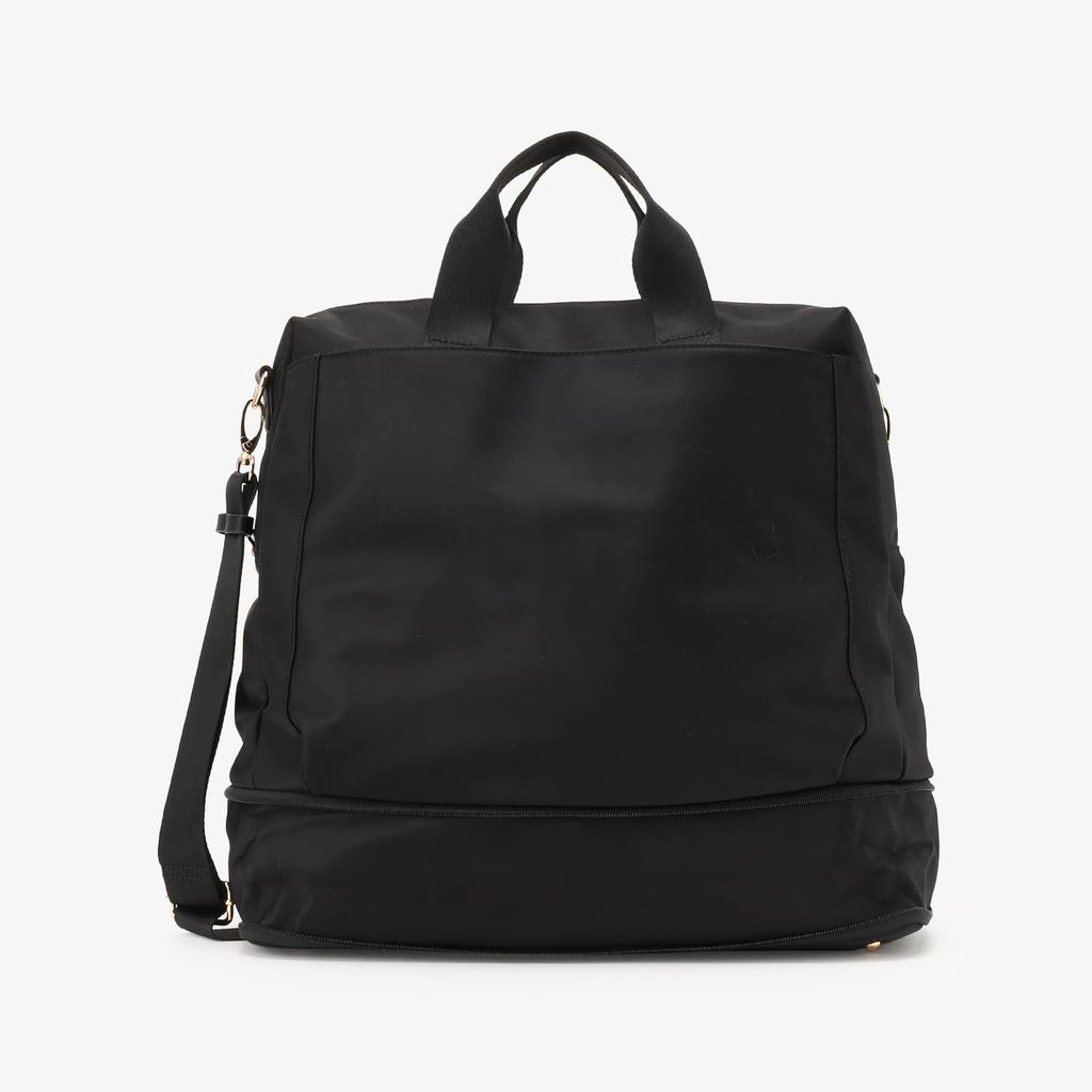 Afternoon Tea Living HP98 Shopping Carry Boston Black 6-Way Bag,