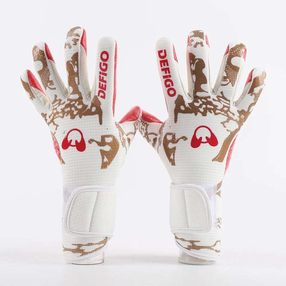 Goalie Gloves Latex Soccer Goalie Goalkeeper Gloves Anti-slip Thicken Football Glove Protection Goalkeep Gloves Soccer Equipment