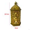Retro Style Hanging Hollow Carved Light Battery Operated Desk Lamp for Room Ornament