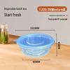 300ml Disposable Round Plastic Takeaway Containers