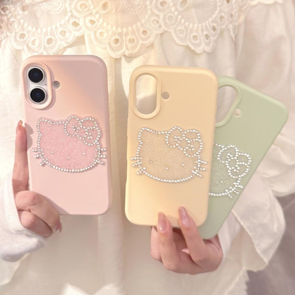 Funkelnde Katzen-iPhone Hülle für Apple iPhone 16, 17 und 18 Pro Max, Luxuriöses 3D Design, Sturzschutz