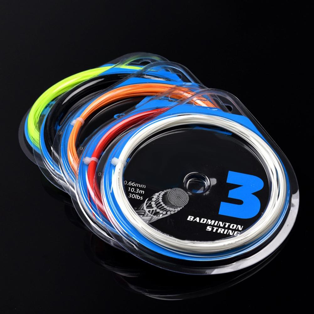 Badminton Schläger Saite Hohe Elastizität Badminton Schläger Saite Für Amateurtraining 10 Meter 0.66mm Badminton Schläger Saite