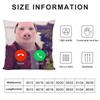 John Pork Dzwoni Poszewka na Poduszkę Ultra Miękka Przyjazna dla Skóry Chmurowy Komfort & Ukryty Zamek Błyskawiczny