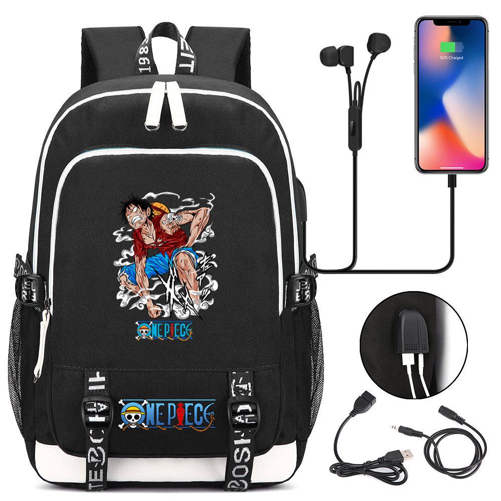 Primary And Secondary School Students Schoolbag Riman Personalized Printing Youth Leisure Travel With Usb Backpack