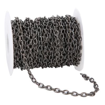 Craft Chain Simple 10 Meters Fine Lanyard Accessories Decorations for DIY Jewelry Bracelet Necklace Clothing Bag075 Gun