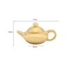 Mini Copper Teapot with Brass Handle - Luck-Bringing Ornament and Incense Holder