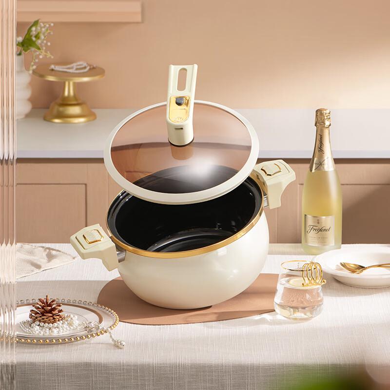Xiao Cai Ya Enamel Micro-Pressure Soup Pot