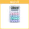Mini Calculator Macaron Color Small Portable Transparent Student Office Supplies