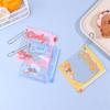 Cartoon Transparent Pvc Dustproof Storage Bags Doll Display Bag With Keyring Mini Mystery Box Dolls Organizer Pouches