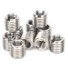 10Pcs Thread Inserts Male Female Reducing Nut Repair Tool Stainless Steel Fastener Hardware