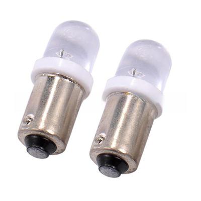 BA9S License Plate Light Convex Head 1SMD LED Bulb for Car Instruments