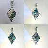 Geometric Shell Pendant Necklace Jewelry Making Accessory For Diy Crafts